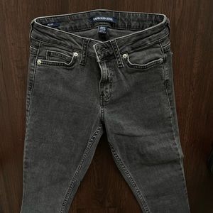 Calvin Klein Dark grey skinny jeans